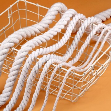 批發 棉繩 diy棉繩 多股棉繩 可定制 棉線 彩色棉繩 2mm3458012毫米粗掛毯手工diy編織繩子白色米色黑色棉線三股棉繩