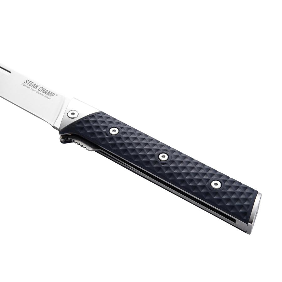 包丁 STEAK CHAMP CHEF S OUTDOOR FOLDING KNIFE 12cm アウトドア