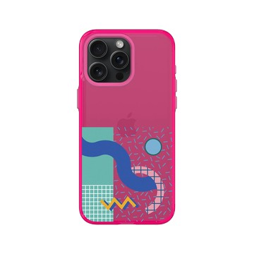 iPhone 15 Pro Max Clear 粉漾桃 - Curious 80’s  好奇八O - 水哦～