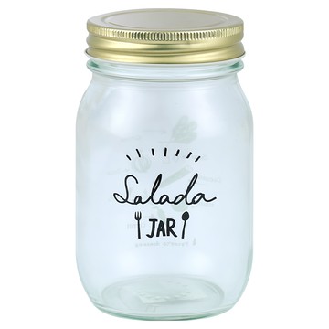 Quasi 日本玻璃沙拉罐 485ml  1個