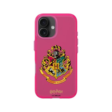 iPhone 16 Clear 粉漾桃 - 哈利波特 Harry Potter - 哈利波特-學院徽章