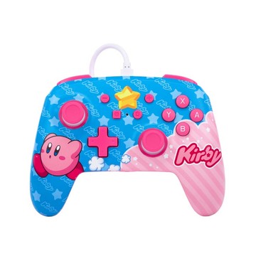 【PowerA】|任天堂官方授權|增強款有線遊戲手把(NSGP0067-01)-星之卡比