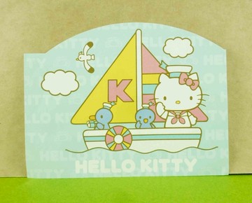 【震撼精品百貨】Hello Kitty 凱蒂貓~造型卡片-藍海軍