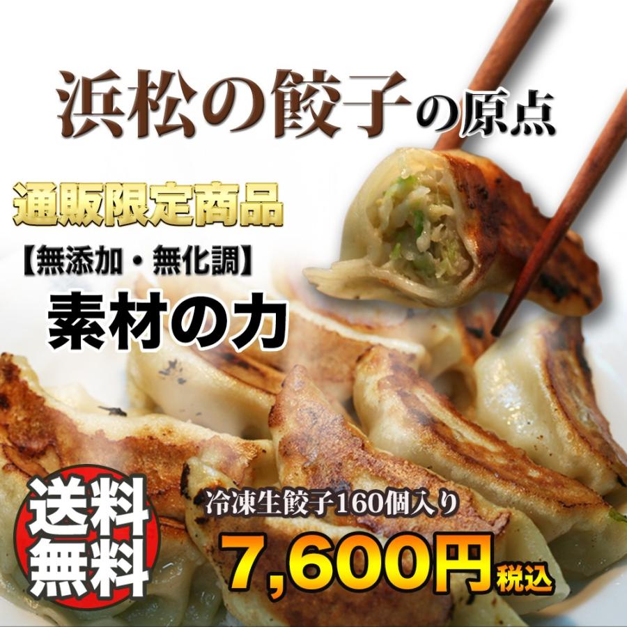 餃子 送料無料　お取り寄せ 無添加 無化調 生餃子160個入り自家製ラー油付き ギフト 贈り物