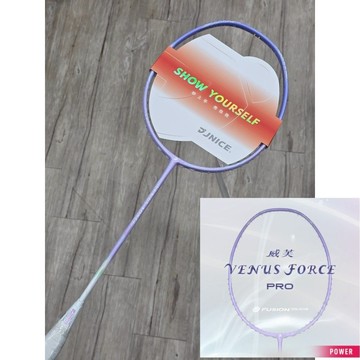 超美女神拍😍《典將羽球》Jnice 久奈司 威芙 PRO VENUS FORCE PRO 羽球拍 台灣製