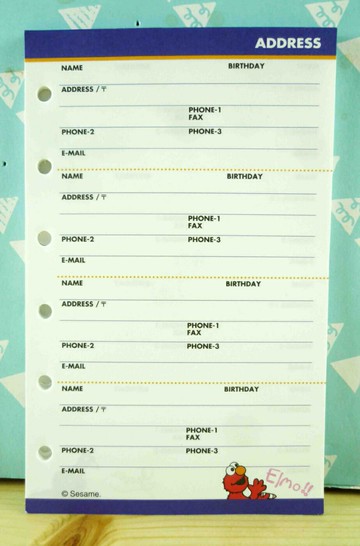 【震撼精品百貨】Sesame Street 芝麻街 便條紙-手冊內頁 震撼日式精品百貨