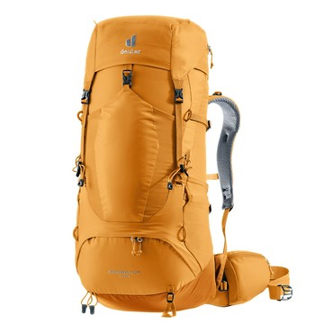 Deuter _德國_AIRCONTACT LITE拔熱式透氣背包40+10L (3340123 楓葉橘/長途登山包/自助背包客)