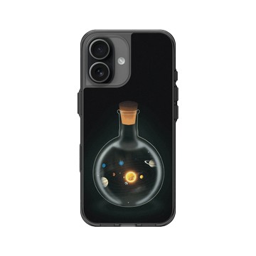 iPhone 17 Clear (相機按鈕) 酷墨灰 - MOLECULARTS - 太空瓶