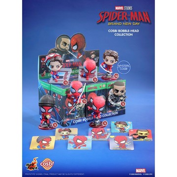 <蛋黃限定>🕷️隔日到貨🍉 Hot Toys cosbi 蜘蛛人 重生日系列 盒玩 確認款 全新現貨