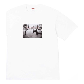 Supreme Crew 96 T-Shirt 'White Black'