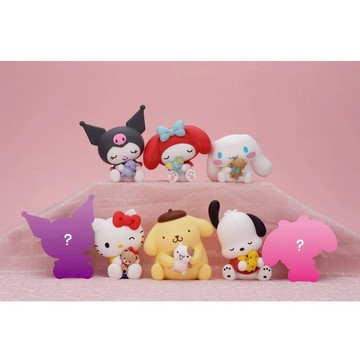【預購2026年1月】T-Arts 盒玩 三麗鷗 PERIHAPI!系列 倚肩睡眠公仔 全6+2隱藏款 一中盒8入販售