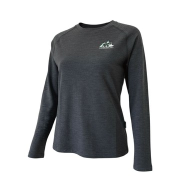 330g極防寒🐑美麗諾羊毛中層衣＿男女款【山中黑熊】