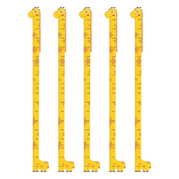 黏貼式身高貼 5個  長頸鹿  13.8 x 180cm  1組