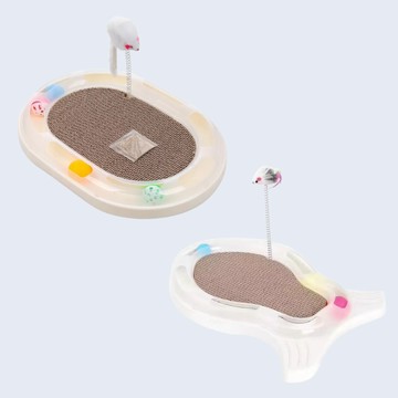 軌道球貓抓板 貓玩具 鈴鐺貓抓板 貓咪玩具 軌道球 寵物用品 寵物玩具 貓抓板 鈴鐺球 貓抓玩具 瓦楞紙 逗貓玩具