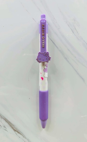【震撼精品百貨】凱蒂貓_Hello Kitty~日本SANRIO三麗鷗 KITTY原子筆-紫睡覺*30734