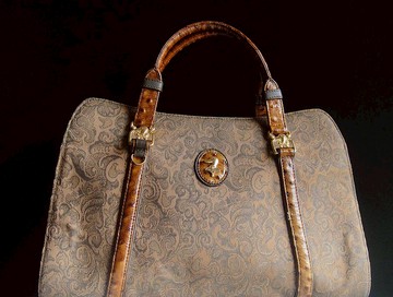 【老時光 OLD-TIME】早期二手老包達克公爵肩背包