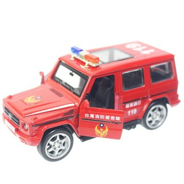 消防警車 寶島英雄 聲光迴力合金警車 /一個入(促220) 紅色休旅車 消防搜救車 ST安全玩具-首D021【APP滿額下單4%點數(單一帳號最高1500點)】6/30止