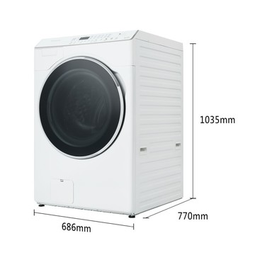 19公斤nanoeX 洗脫烘滾筒洗衣機 NA-V190RDH-W