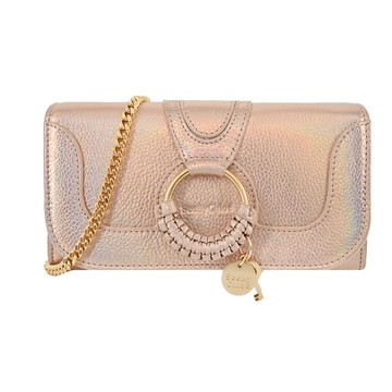 SEE BY CHLOE HANA系列山羊皮WOC鏈帶斜背包(金色)