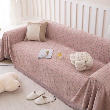 ins風防貓抓沙發套罩蓋布巾全包萬能沙發墊四季通用沙發毯全蓋巾