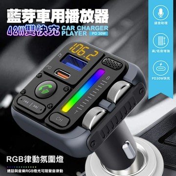Songwin For CAR5000 藍牙車用播放器/車充PD30W