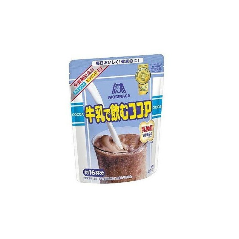 12個セット 森永製菓 牛乳で飲むココア 200g x12 まとめ売り セット販売 お徳用 おまとめ品 代引不可 | LINEショッピング