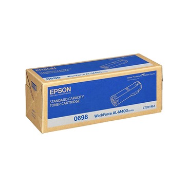 EPSON C13 S050698 / 050698 原廠盒裝 黑色 標準容量 碳粉匣 單入