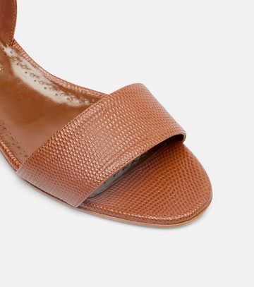 Manolo Blahnik Patobarnu 30 leather slingback sandals