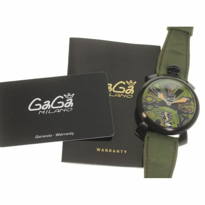 【可動品】GaGa MILANO マヌアーレ48 クロノ マルチ 回転ベゼル GaGa MILANO - 24 ガガミラノ 時計 メンズ マヌアーレ48 クロノ