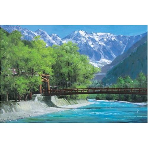 人気商品は 上高地 長岡卓 1000ピース 河童橋 ジグソーパズル 絵画 風景 75x50 ジグソーパズル