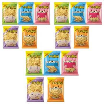 統一 科學麵 小心點兒 原味 五連包  22g  3組