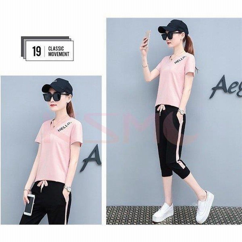 ジャージ レディース 上下 セット おしゃれ セットアップ 夏 40代