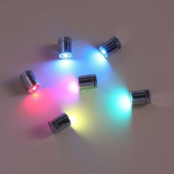 臺灣出🔥電鍍彩色小燈筒 LED白光燈 兒童 diy發光手工配件 迷你裝飾燈旋轉開關