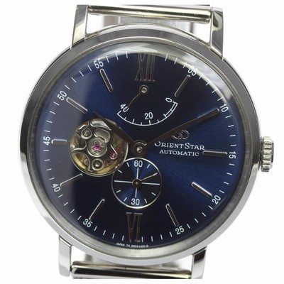 オリエントスター パワーリザーブ DK03-C0-B CS自動巻 オープンハート ☆良品【ORIENT】オリエント オリエントスター パワーリザーブ