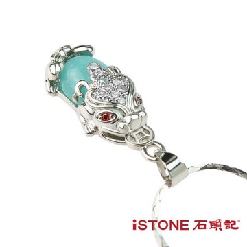 石頭記 招財貔貅 天河石 雅緻項鍊墜