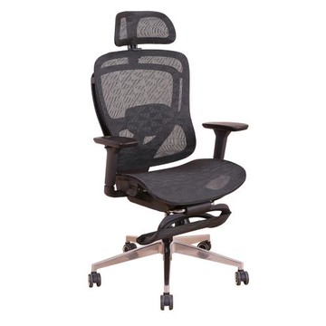 【DFhouse】范恩全網主管椅(腳凳)