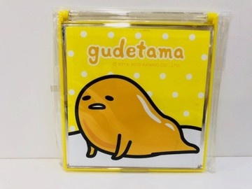 【震撼精品百貨】蛋黃哥Gudetama~蛋黃哥摺疊鏡-趴