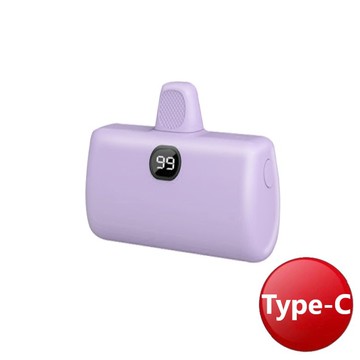 MCK迷你行動電源Type-C 5000mah(紫) [大買家]