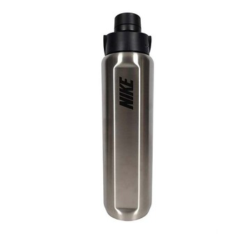 NIKE SS RECHARGE 吸管保冷瓶 24OZ 不鏽鋼水壺 運動水壺 籃球 銀色 N101379995324 [台灣現貨]