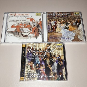 發燒碟 施特勞斯家族圓舞曲 紅衫仔1 2 3 孔澤爾Kunzel Telarc CD