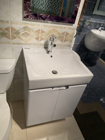 【麗室衛浴】日本INAX原廠 GL-536ANC-BW1 +不鏽鋼烤漆浴櫃組