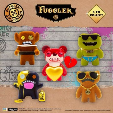 【FUGGLER】放克牙寶/牙齒怪 金派 5吋公仔盲盒(隨機出貨)(拆封不退)【墊腳石】
