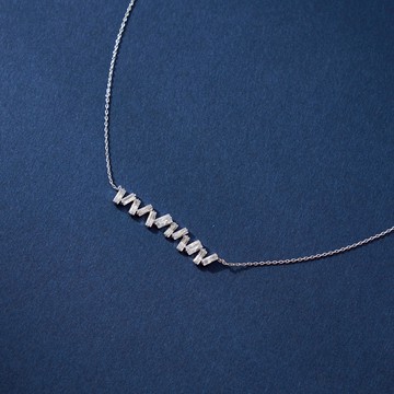 SOIRÉE BY N.Y. 蒔華芮︱簡約排鑽鋯石項鍊