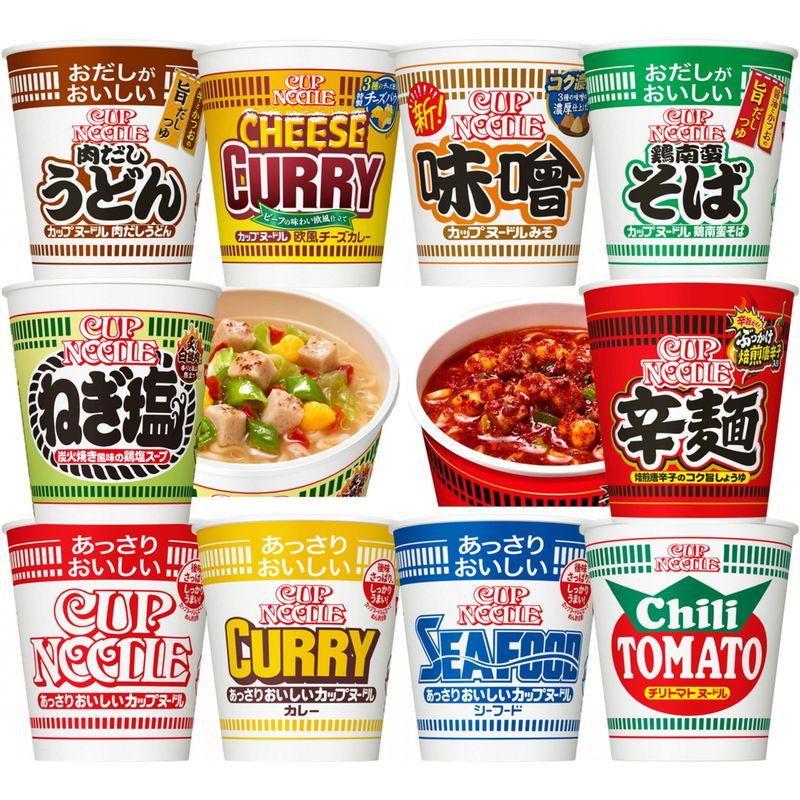 10種 日清食品 カップヌードル 詰め合わせ 10種×2個セット あっさり各種 おだし各種 チリトマト 欧風チーズカレー ねぎ塩 しお 味噌