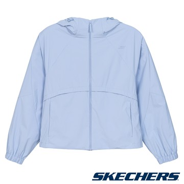 SKECHERS 女拉鍊連帽外套 - P326W023-0356