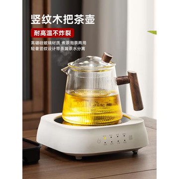 捷安璽茶壺玻璃煮茶壺2025新款電陶爐古法圍爐茶水分離急須泡茶器