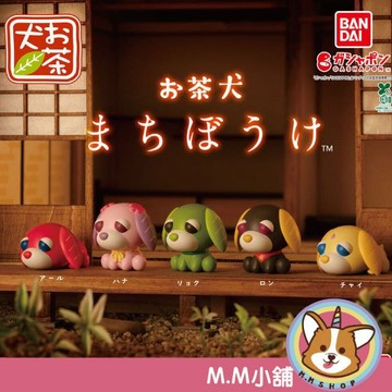 【M.M小舖】『現貨』 BANDAI 轉蛋 扭蛋 等待中茶犬 小狗 狗狗 等待 茶犬 坐坐 公仔 全5款