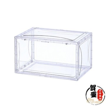 磁吸加厚透明鞋盒【賀亞批發】鞋盒 加厚款掀蓋鞋盒 磁吸式鞋盒 透明鞋盒 翻蓋收納鞋盒 加厚鞋盒 掀蓋鞋盒 收納盒
