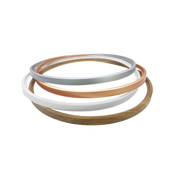 DanceLight 【1入】LED 50W 邊框 質感銀 香檳金 時尚白 單色吸頂燈 遙控吸頂燈 加裝用邊框
