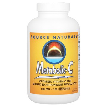 Source Naturals, Metabolic C，500 毫克，180 粒膠囊